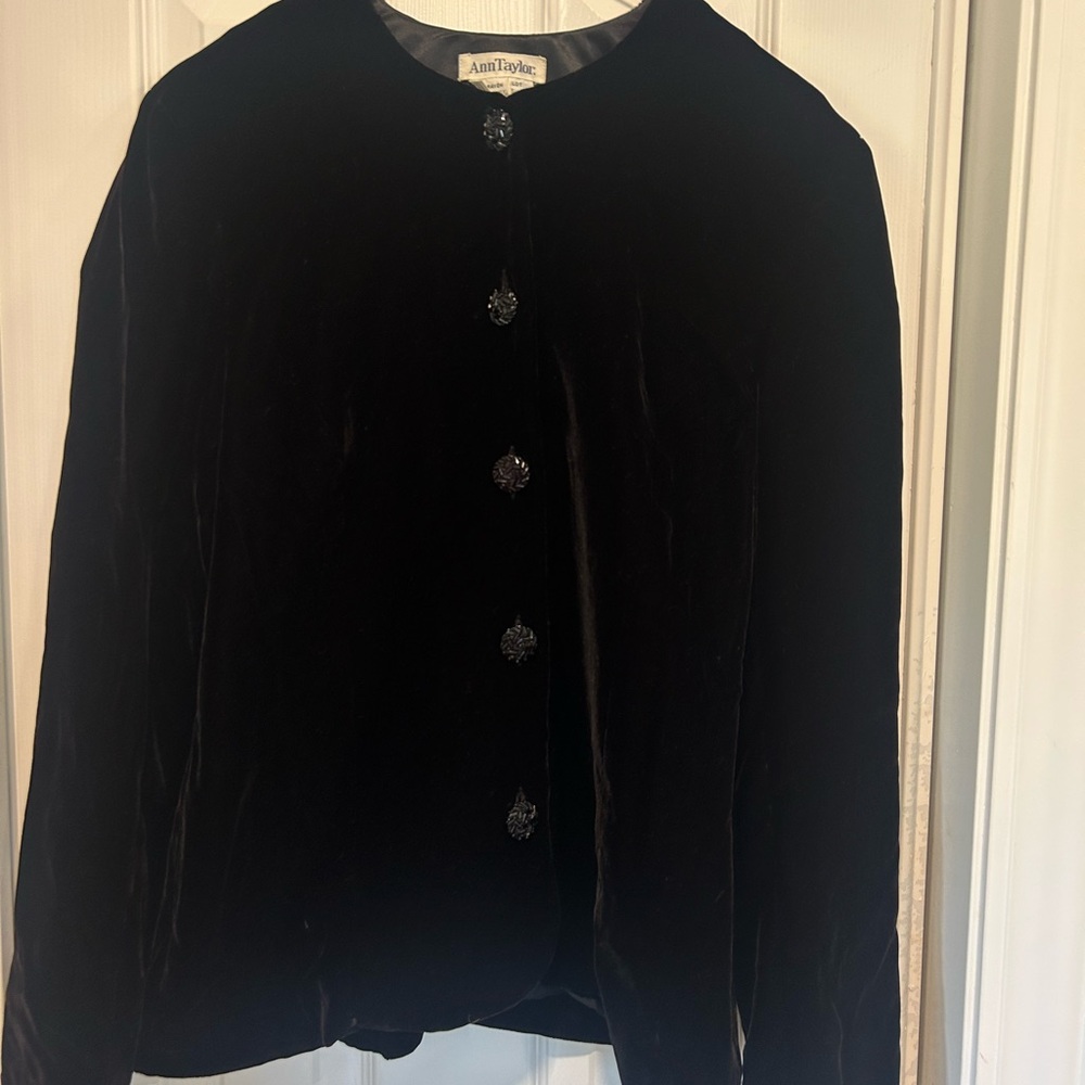 Ann Taylor Black‎ Rayon Jacket